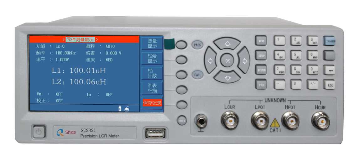 SC2821滤波器平衡测试仪